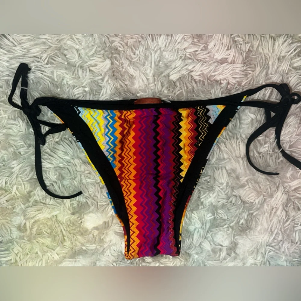 New Missoni Mare Zig-zag Knit Bikini Bottom Size 40 - Picture 7 of 11